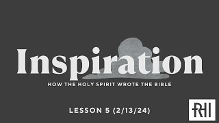 Rock Hill Institute Inspiration  Lesson 5 [upl. by Ahsinal]