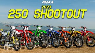 2023 250cc Motocross Action Shootout [upl. by Ajnotal246]