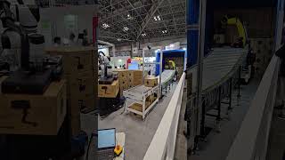 XYZ unloading robot at Logis Tech Tokyo 2024 robotics ltt2024 4 automation loadingunloading [upl. by Eanerb]