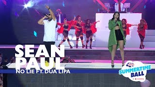 Sean Paul ft Dua Lipa  No Lie Live At Capital’s Summertime Ball 2017 [upl. by Verdie870]