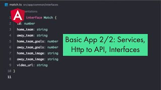 Tuto Angular App Basique PART 22  Services HTTP Requests à API Externe Interfaces [upl. by Downey]