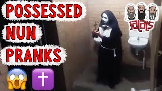 POSSESSED NUN PRANK COMPILATION [upl. by Dnalyr]