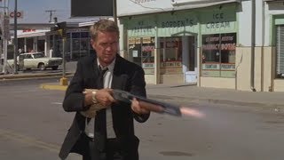 STEVE McQUEEN shotguns the shit out of copcar THE GETAWAY [upl. by Justen]