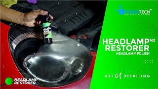 TUTORIAL POLES HEADLAMP MIKA MOBIL KUSAM MENGUNING  HEADLAMP POLISH amp RESTORER nanoTECH PROTECTION [upl. by Ymor]