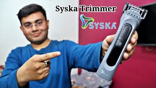 SYSKA Ultratrim Corded amp Cordless Trimmer with Fast Charge  120 Min Runtime [upl. by Amaras]