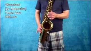 Silvertone by Buescher Tenor Sax 389xxx [upl. by Eddana]