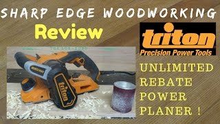 REVIEW  Triton Unlimited Rebate Planer [upl. by Enilarac]