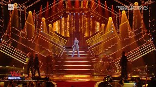 Sanremo 2021 Achille Lauro e i suoi quotquadriquot  La Vita in Diretta 04032021 [upl. by Tyika]