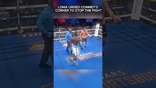 Loma begged the opponents corner to stop the fight [upl. by Ientirb]