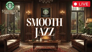 Embrace the Beauty of Fall with Starbucks Smooth Jazz  Soothing Melodies for Any Time of Day [upl. by Aydne]