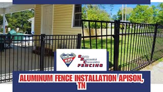 Aluminum Fence Installation Apison TN  SRC Fencing LLC [upl. by Kerr674]