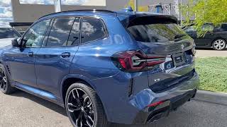 2022 BMW X3 M40i ALL NEW LCI Pythonic Blue with Cognac interior [upl. by Pettit]