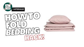 How to fold a comforter [upl. by Brandie843]