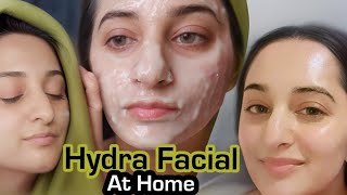 Glowing Hydra Facial at Home Amazing Results Dont Spend Extra money on Hydra Facial [upl. by Nev]