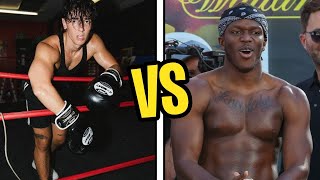 KSI vs Bryce Hall  Who punches harder ksi boxing shorts [upl. by Kennie]