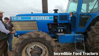 1983 Ford TW35 66 Litre 6Cyl Diesel 4WD Tractor 188 HP with Howard Plough [upl. by Magill739]