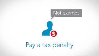 The Affordable Care Act Tax Penalty Explained Obamacare  TurboTax Tax Tip Video [upl. by Rudolfo]