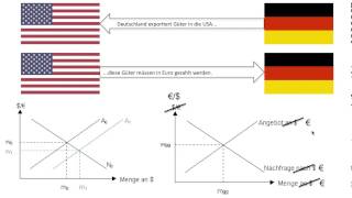 Flexible Wechselkurse Wechselkurs inkl Übungen Volkswirtschaftslehre VWL FOS  BOS [upl. by Aynuat]