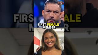 First Female member set to join the Bloodline wwe wrestling romanreigns bloodline [upl. by Iney]