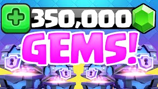 Clash Royale ♦ 350000 Gems ♦ UNLOCKING ALL Legendaries [upl. by Nrehtac]