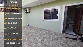 Sobrado 2 dorm  6485 M² por R 23000000  Vila Oceanópolis – Mongaguá [upl. by Lejeune]