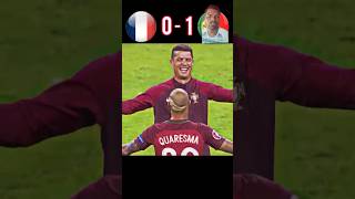 Historic match for Portugal 🥰🥰 Portugal vs France UEFA Euro Final 2016 shorts football youtube [upl. by Gaulin]