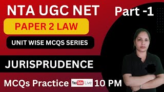 UGC NET LAW  NTA UGC NET MOST REPEATED QUESTIONS OF JURISPRUDENCE  PART2  MCQs BY POOJA [upl. by Umont]