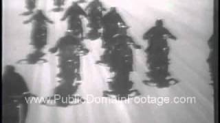 Daytona Beach Motorcycle Races Archival Footage wwwPublicDomainFootagecom [upl. by Eaned]