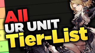 WoTV ALL UR Unit Tier List 2024 The List is LOOONNNGGG FFBE War of the Visions [upl. by Ailasor397]