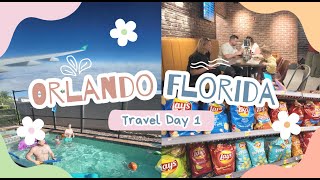 ORLANDO FLORIDA TRAVEL DAY MANCHESTER AIRPORT [upl. by Berck]