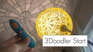 Making Art with the 3Doodler Start  3D pen review [upl. by Dhaf]