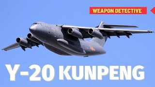 Xian Y20 Kunpeng  The Chinese military transport aircraft that lifts the PLA [upl. by Relyat154]