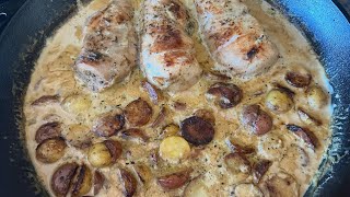 Chicken and Potatoes with Dijon Cream Sauce  Lysa Long [upl. by Bethany]