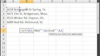 Extract Text from cells in Excel  How to get any word from a cell in Excel [upl. by Marelya]