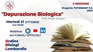 Webinar progetto Tutorship 70 depurazione biologica esame di stato Biologi [upl. by Nolaf133]