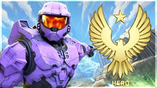 HALO INFINITE MAX RANK HERO ACHIEVED [upl. by Lodhia]