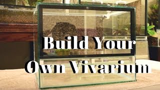 How to Build a Front Opening Vivarium out of an Old Tank [upl. by Rikki]