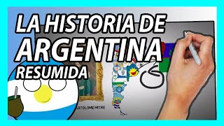 🔵⚪La HISTORIA ARGENTINA en 14 minutos🔵⚪ Resumen fácil y rápido [upl. by Norris]