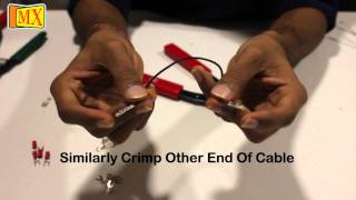 How to Crimp D Sub Connectors using Crimping Tool [upl. by Kavita]