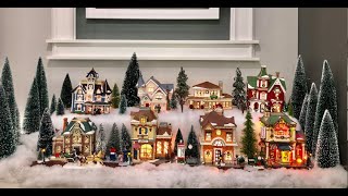 How to set up a small Christmas snow village [upl. by Sydney]