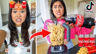 Letting FOOD FILTERS Decide What I Eat for 24 HOURS TikTok Food Challenge [upl. by Ardnasyl]