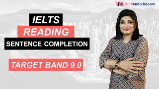 IELTS Reading Sentence Completion  BAND 9 Strategies  IELTS Reading 2024 [upl. by Yoshiko]