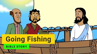 Bible story quotGoing Fishingquot  Primary Year C Quarter 3 Episode 1  Gracelink [upl. by Emmalee]