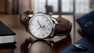 Longines master moonphase unboxing and overview  HD [upl. by Regnij]