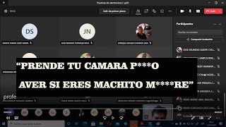 🤬🤬🤬PROFESOR CRITICA E INSULTA 😤😤😤A SUS ALUMNOS EN VIVO POR ZOOOM [upl. by Klarrisa]