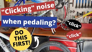 Bike Ticking Clicking Noise When Pedaling Try This Fix First [upl. by Niamrahc]