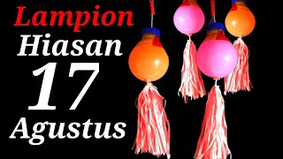 DARI BOLA PLASTIK  BIKIN LAMPION UNIK [upl. by Hendren]