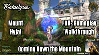 World of Warcraft Cataclysm Mount Hyjal Coming Down the Mountain Full Gameplay Walkthrough [upl. by Oakley]