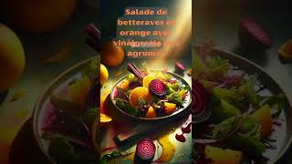 🥗 Savoureuse salade de betteraves et orange explosion de saveurs gourmandise 🍊 [upl. by Karlyn757]