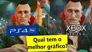 PS4 PRO vs XBOX SERIES S Qual Tem Melhor Gráfico [upl. by Ardnasirhc]